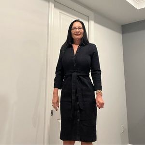 Ann Taylor Denim stretch dress. Medium weight